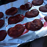 recette Palmier au coulis de framboises