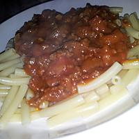 recette Macaroni à la bolognaise