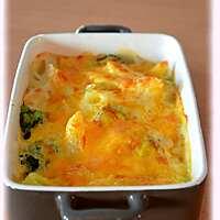 recette Gratin de pâtes au brocoli et cheddar