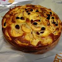 recette GATEAU AUX PECHES - RHUM - RAISINS