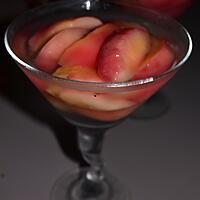 recette NECTARINES EN GELÉE DE VERVEINE CITRONNELLE