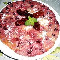 recette TORTA DI CILIEGIE E MASCARPONE (DESSERT AUX CERISES)