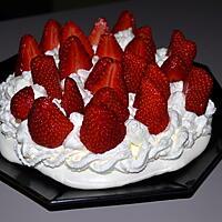 recette PAVLOVA AUX FRAISES