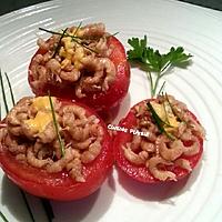 recette Tomates aux crevettes grises 'Belgique',  sauce cocktail