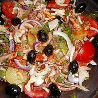 recette salade de poulpe parmentier saveur nicoise