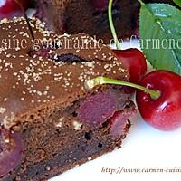 recette Brownie au chocolat et cerises à l'Amaretto