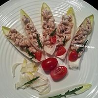 recette Chicon aux crevettes grises 'feuille d'endive'