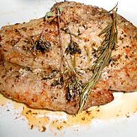 recette COTE DE PORC GRILLEE PEPERONCINO ROMARIN ET ORIGAN SAUVAGES