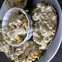 recette Avocats aux thon