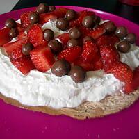 recette Pavlova fraise