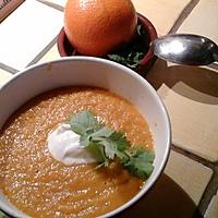 recette velouté de carottes à l'orange