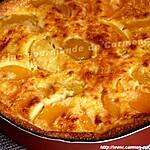 recette Gâteau de pêche à la ricotta
