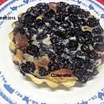 recette Tartelettes aux myrtilles à la crème.