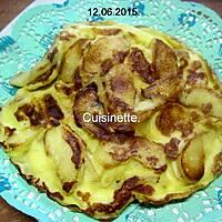 recette Omelette aux pommes.