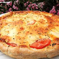 recette Tarte tomate mozzarella bacon...