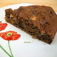 recette gâteau choco-pommes
