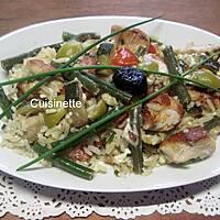 recette Riz accompagné d'une ritournelle de restes.