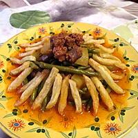 recette Merguezs aux haricots verts revisitées (jeanmerode version wakanda)