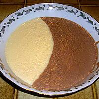 recette Crème dessert aux 2 saveurs