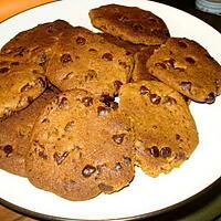 recette Cookies aux pépites de chocolat