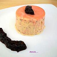 recette verrine glacée "au bon goût de pralines roses" et son coulis de fruits rouges