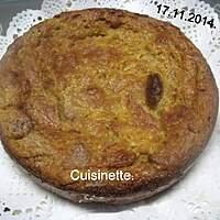 recette Pudding aux croissants et raisins secs.