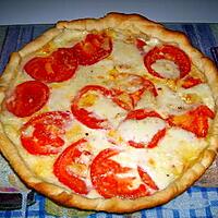 recette Tarte tomates/St nectaire/Mozzarella