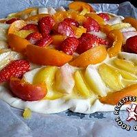 recette Pizza sucrée aux fruits d'été