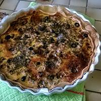 recette Tarte Tomate - Thon - Roquefort