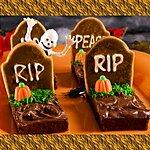 recette Brownies Halloween (Pierre tombale)