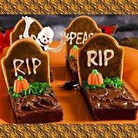 recette Brownies Halloween (Pierre tombale)
