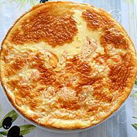 recette FLAN PATISSIER AUX ABRICOTS (recette relevée sur la page des petits plats du prince)