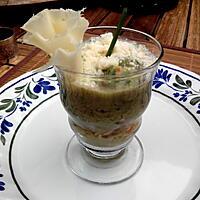 recette Verrine crabe / concombre