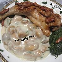 recette Aiguillettes de dinde.champignons noirs en sauce.