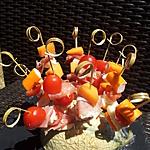 recette Assortiments de brochettes apéritive