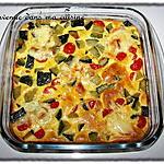 recette Clafoutis courgette & tomate cerise au saint nectaire