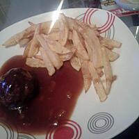 recette Boulette chasseur et frites maison