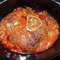 recette Jarret de boeuf à la tomate au four