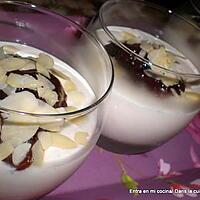 recette MOUSSE DE YAOURT AUX AMANDES