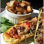recette Courgettes farcies à la viande et aux légumes