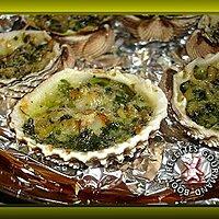 recette Coques au beurre d'escargot gratinées au parmesan