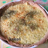 recette Tarte au saumon et riz