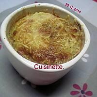 recette Petits clafoutis au jambon, persillade.