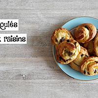 recette Roulés aux raisins