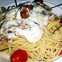 recette Spaghettis sauce Philadelphia