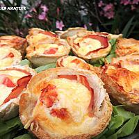 recette Mini quiche sur fond de pain de mie