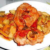 recette OSSO BUCCO ET PETITS LEGUMES DE RATATOUILLE