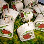 recette Wraps de poulet et guacamole