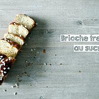 recette Brioche tressée au sucre