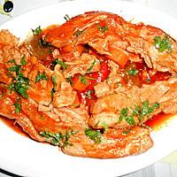 recette TENDRONS DE VEAU ALLA CONTADINNA (à la paysanne)